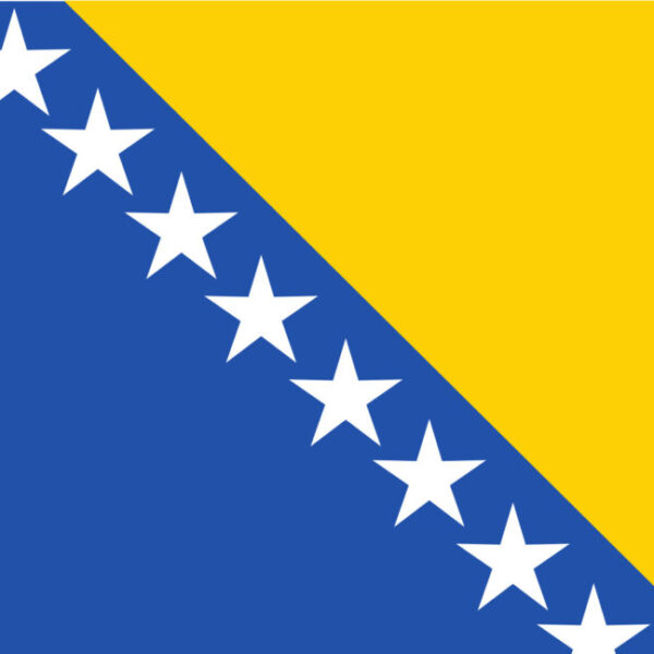 Gästflagga Bosnien