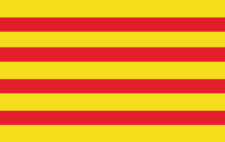 Gästflagga Katalonien