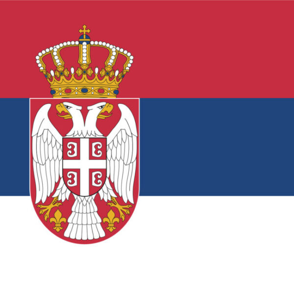 Gästflagga Serbien