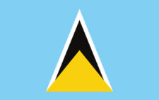 Gästflagga St. Lucia