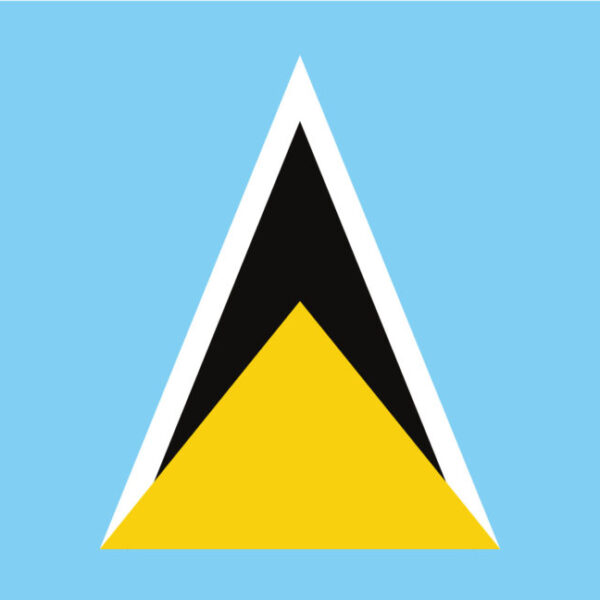 Gästflagga St. Lucia